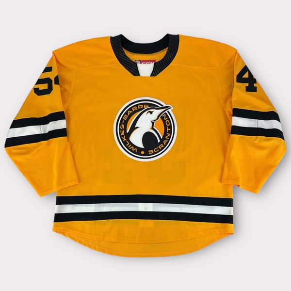 Pro Stock Game Used CCM Wilkes-Barre/Scranton Penguins Preseason Jersey Yetman