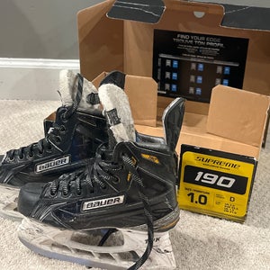 Bauer Supreme 190 Hockey Skates Size 1 (Used)