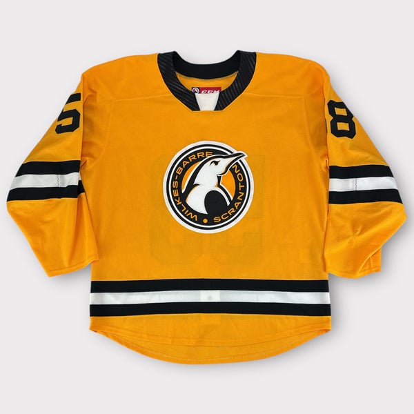 Pro Stock Game Used CCM Wilkes-Barre/Scranton Penguins Preseason Jersey Newton