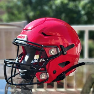2021 Red Riddell Speedflex Football Helmet Size Large Youth