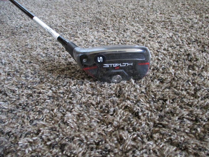 NEW LEFT HAND TAYLORMADE STEALTH 2 PLUS 22* #4 RESCUE HYBRID MITSUBISHI KAI'LI 85 STIFF FLEX + HC