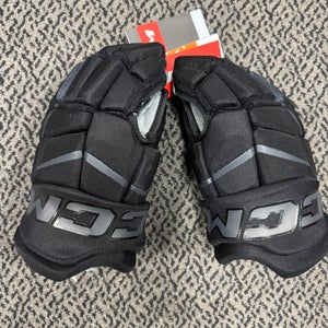 CCM Black Control 14” Hockey Gloves