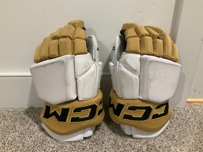 Henderson silver knights CCM Pro Model Gloves 14" Pro Stock (Used)