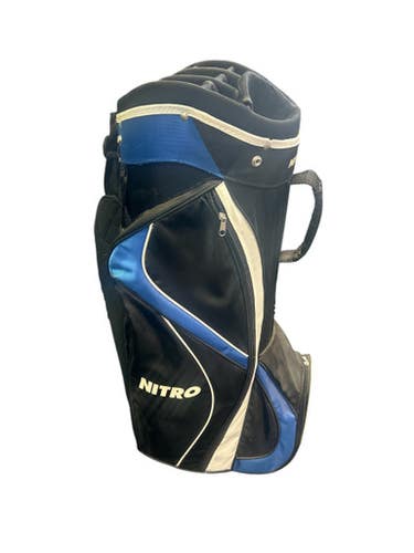 Used Nitro NITRO CART BAG Mens Cart Bag Royal Blue 11862-S000090075