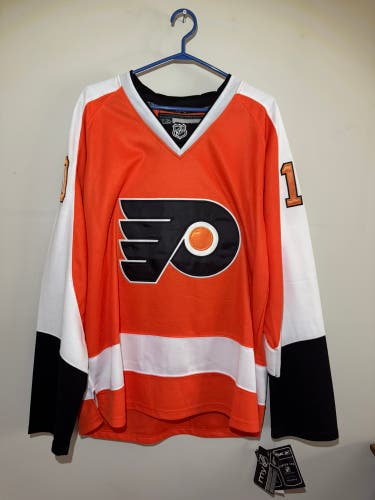 2009–13 Philadelphia Flyers Brayden Schenn #10 Reebok Home Jersey – Size 52 – NWT