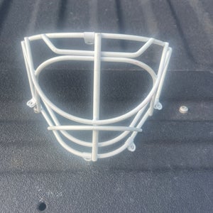 Hockey Goalie Single bar white cat eye