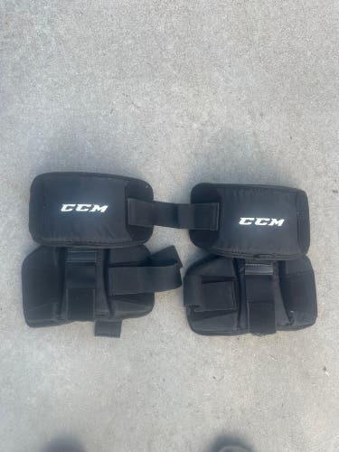 CCM hockey goalie knee guards