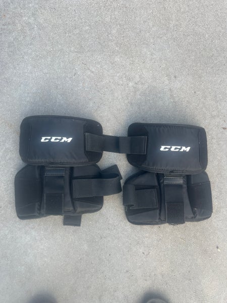 CCM hockey goalie knee guards