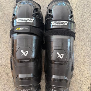 Senior Bauer Supreme M5 Pro 14" Shin Pads (Used)