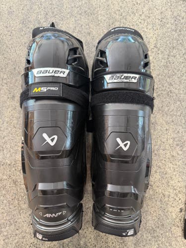 Senior Bauer Supreme M5 Pro 14" Shin Pads (Used)