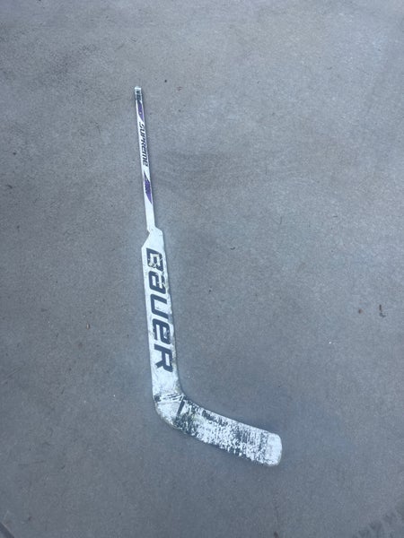 Senior Bauer Supreme 7500 Regular Goalie Stick 25.5" Paddle Pro Stock (Used)