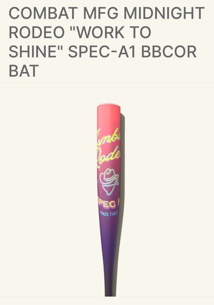 2025 Combat MFG Spec A1 Alloy BBCOR Certified Bat (-3) 29 oz 32" (New)