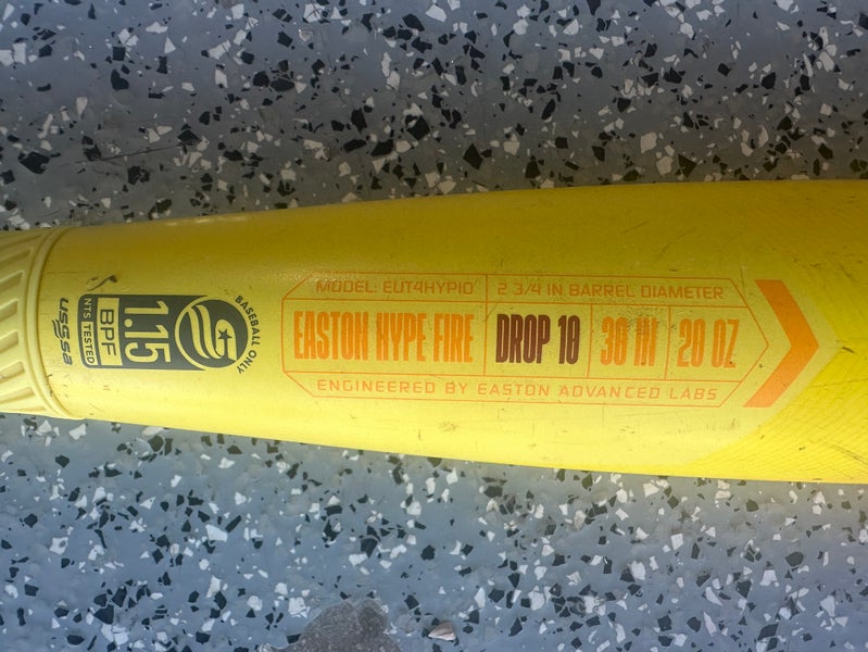 2024 Easton Hype Fire Composite USSSA Certified Bat (-10)  20 oz 30" (Used)