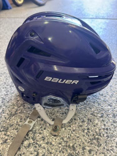 Bauer React 155 Purple Hockey Helmet.