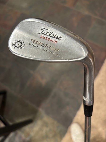 Men's Titleist BV Vokey Right Handed Wedge Regular Flex 58 Degree Steel Shaft (Used)