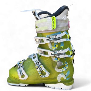 ROSSIGNOL WOMEN'S ALLTRACK SKI BOOTS WITH NEW HEELS & TOES - SIZE 23.5