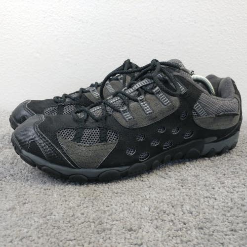Merrell Intercept Hiking Shoes Mens Size 12 Sneakers Black Low Top Lace Up