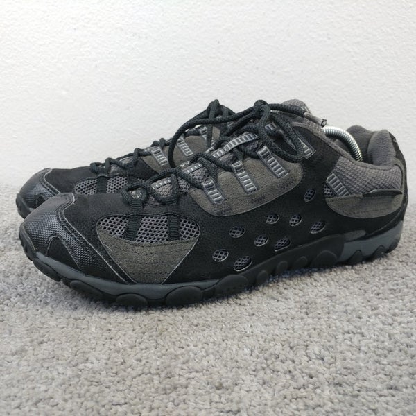 Merrell Intercept Hiking Shoes Mens Size 12 Sneakers Black Low Top Lace Up