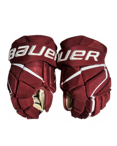 Bauer Vapor Hyperlite Pro Stock Gloves 13" Maroon