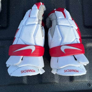 Nike Vapor Elite Red Lacrosse Gloves Large