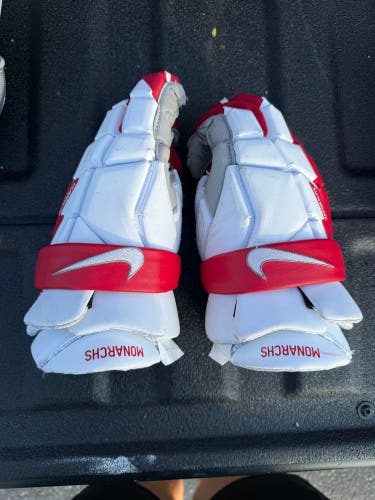Nike Vapor Elite Red Lacrosse Gloves Large