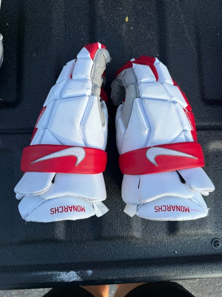 Nike Vapor Elite Red Lacrosse Gloves Large
