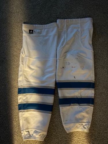 Winnipeg Jets Pro Stock Large Adidas Socks (Used)