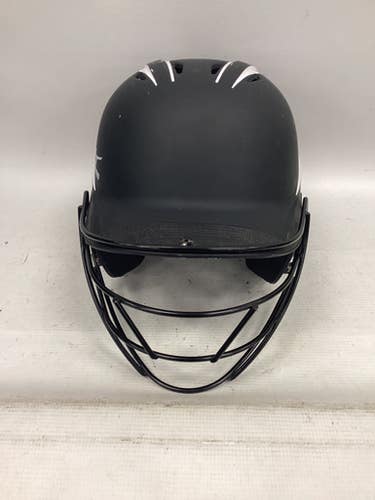 Used Mizuno MBH251 Batting Helmet w/Mask Black S/M 11851-S000036365