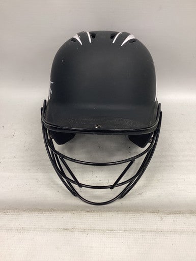 Used Mizuno MBH251 Batting Helmet w/Mask Black S/M 11851-S000036365