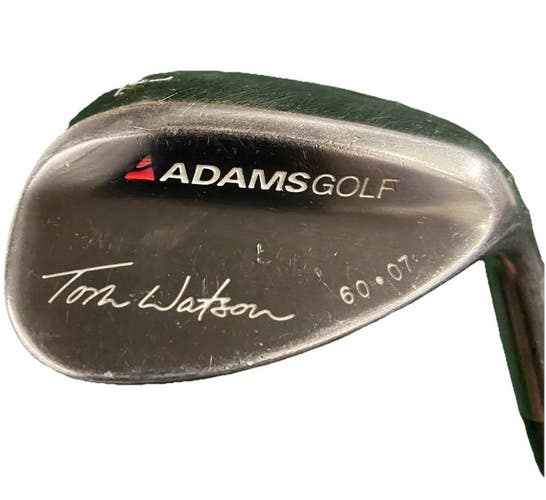 Adams Tom Watson Lob Wedge 60*07 RH Performance Lite Stiff Steel 34.5" New Grip