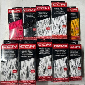 CCM Waxed Hockey Laces