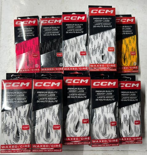 CCM Waxed Hockey Laces