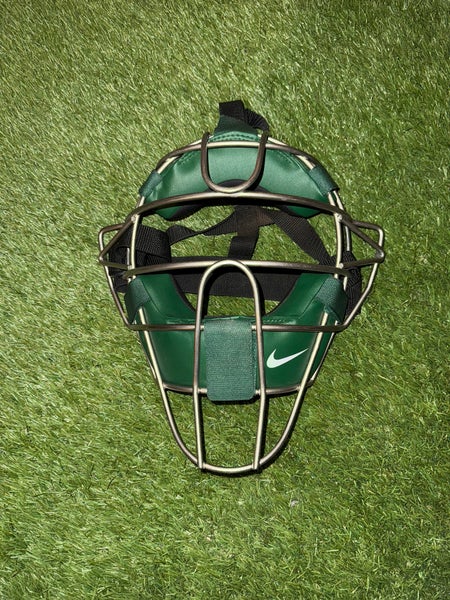 New Nike Titanium Catcher Mask Green