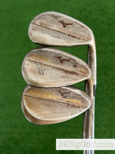 Mizuno T24 Raw 3 Wedge Set (48, 54, & 60 Degrees) / Project X 6.5