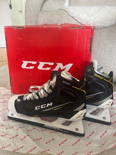 CCM Tacks 9080 Hockey Goalie Skates Regular Width 9 (New)