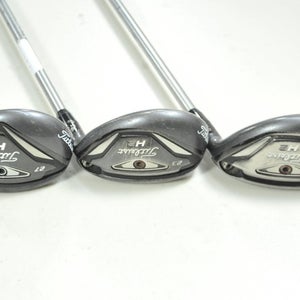 Titleist 816 H2 19*, 23*, 27* Hybrid Set Stiff/Regular Flex RH Graphite # 194859