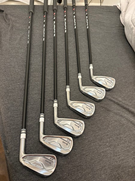 Men's 2024 Srixon ZX7 MKII Right Handed Iron Set Extra Stiff Flex  Graphite Shaft (Used)