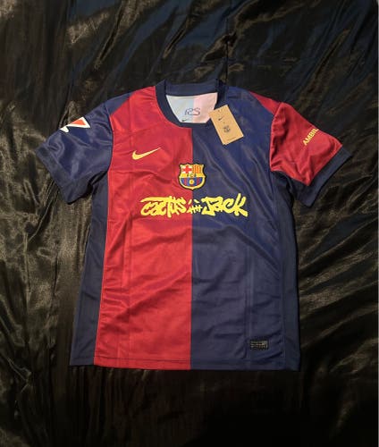 2024/2025 Barcelona X Cactus Jack Home Kit La Liga Patch