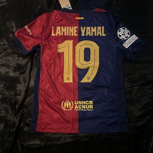 2024/2025 Barcelona X Cactus Jack Home Kit UCL Patch Lamine Yamal