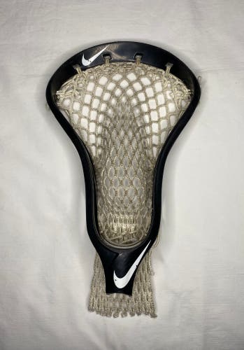 Nike Vapor Lacrosse Head Black Strung White Mesh