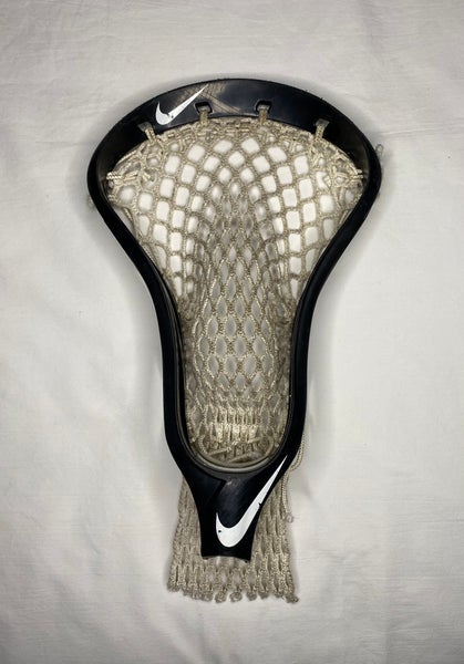 Nike Vapor Lacrosse Head Black Strung White Mesh