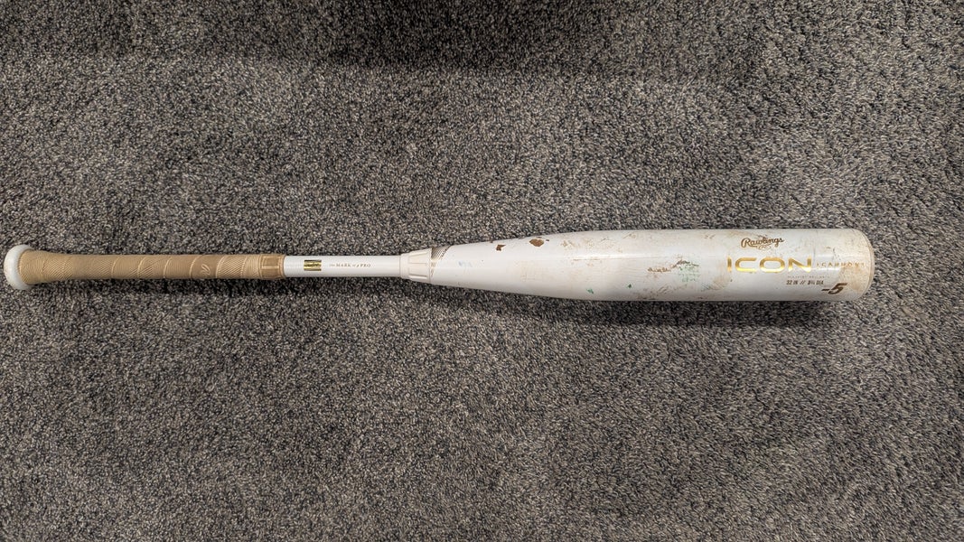 2024 Rawlings Icon Composite USSSA Certified Bat (-5) 27 oz 32" (Used)