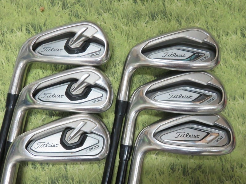 LH * Titleist T300 * 5-PW Irons DG AMT TOUR WHITE STIFF +0.5"