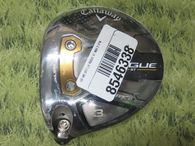 LH * NEW * Callaway ROGUE ST MAX D 16* 3 Wood Head