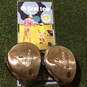 Callaway Ladies Big Bertha Fusion Woods Set (5W & 7W) Aldila NVS 55g Graphite