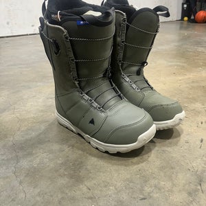 Men's Size M 8.0 (W 9.0) Burton Imprint 1 Snowboard Boots All Mountain (Used)