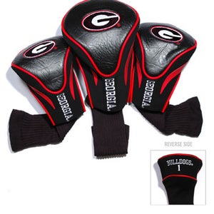 Team Golf Contour Golf Club Headcovers 3pk (Georgia Bulldogs) NCAA NEW