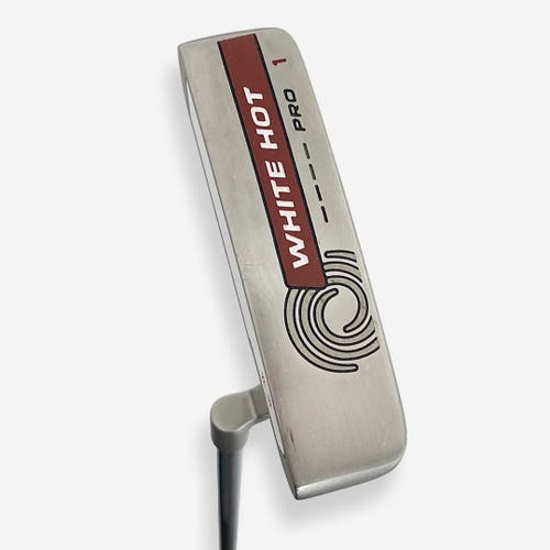 Odyssey White Hot Pro 1 Putter Left Handed Steel Shaft 34.5” W/ Headcover