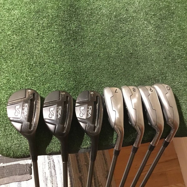 Adams Idea Tech V4 Hybrids/Irons Set (4H-GW) Regular Lightweight Graphite Shafts