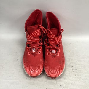 Used Under Armour Adult FB Cleats Red Senior 6.5 11851-S000036331